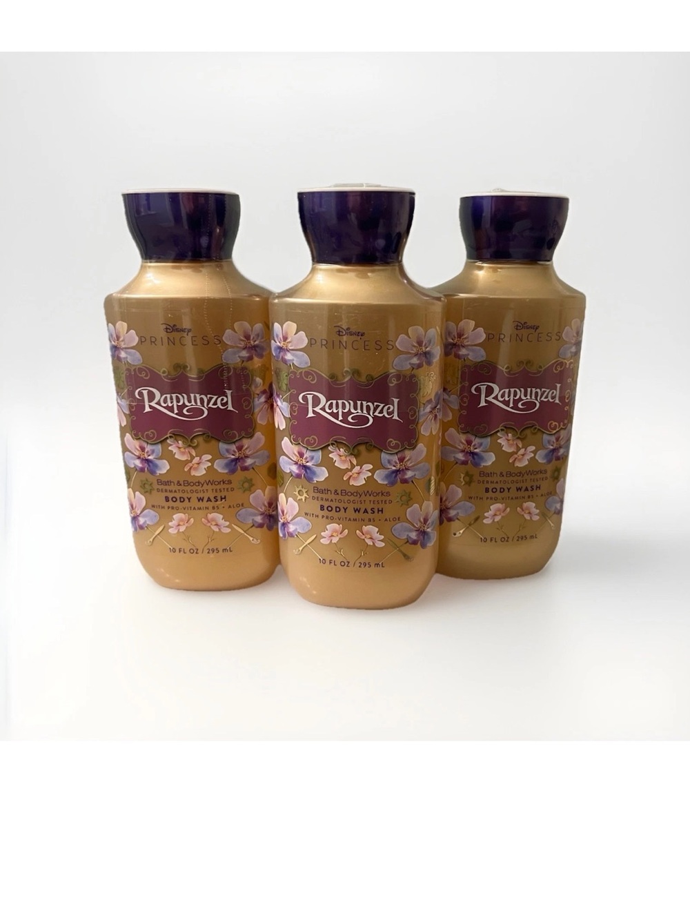 Bath & Body Works Disney Rapunzel Body Wash, Set of 3, New & Sealed